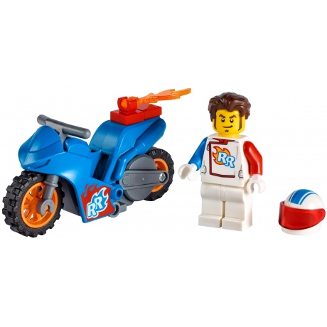 Конструктор LEGO 60298 City Rocket Stunt Bike (Реактивный трюковый мотоцикл) - фото 2