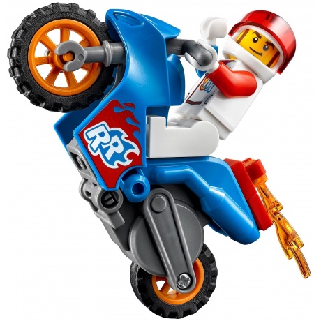 Конструктор LEGO 60298 City Rocket Stunt Bike (Реактивный трюковый мотоцикл) - фото 3
