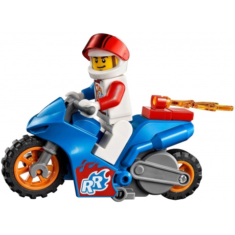 Конструктор LEGO 60298 City Rocket Stunt Bike (Реактивный трюковый мотоцикл) - фото 5