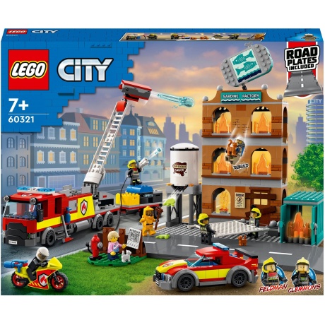 Конструктор LEGO 60321 City Fire Brigade (Пожарная команда) - фото 3