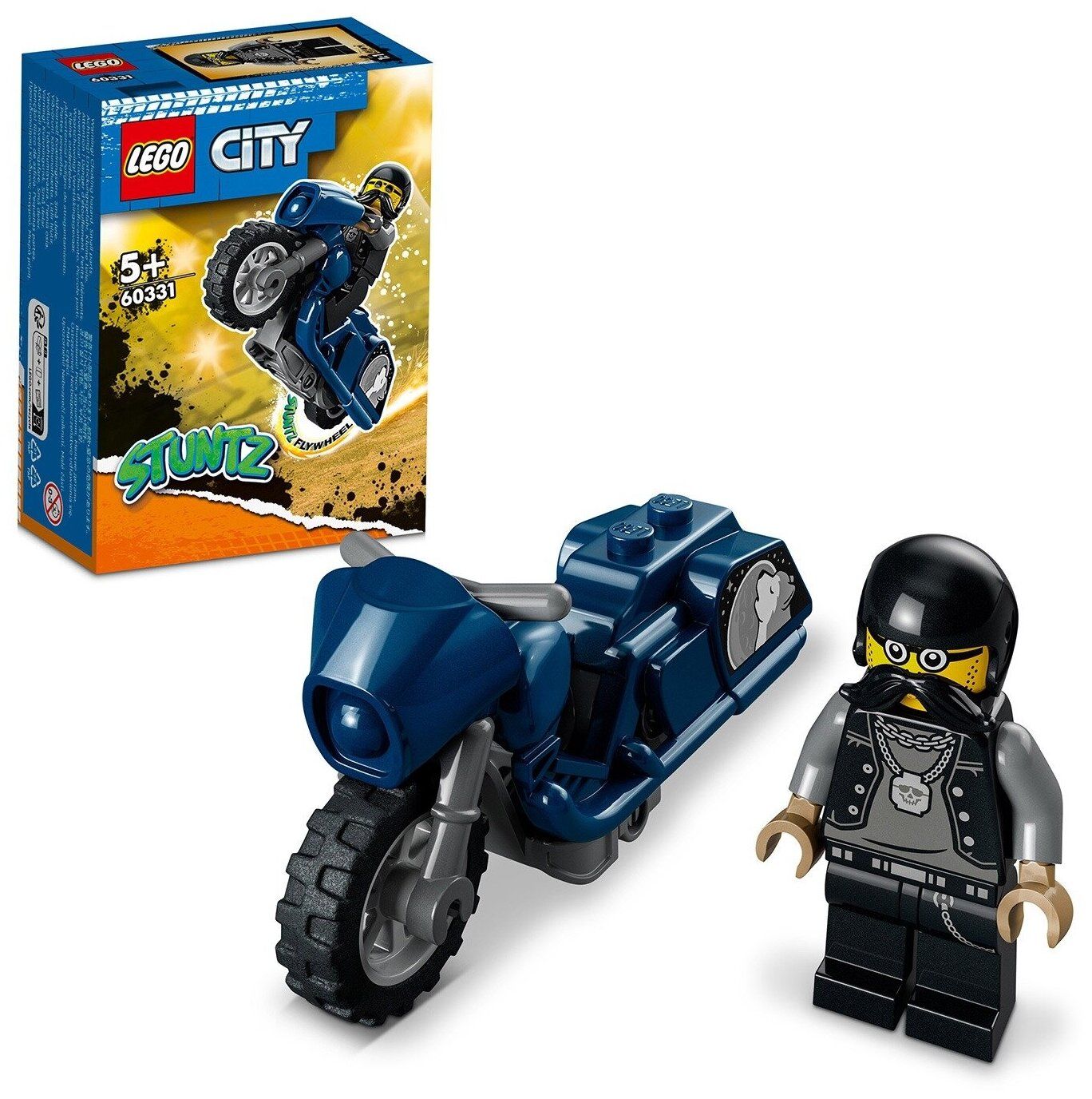 Конструктор LEGO 60331 City Touring Stunt Bike (Туристический трюковой мотоцикл) - фото 1