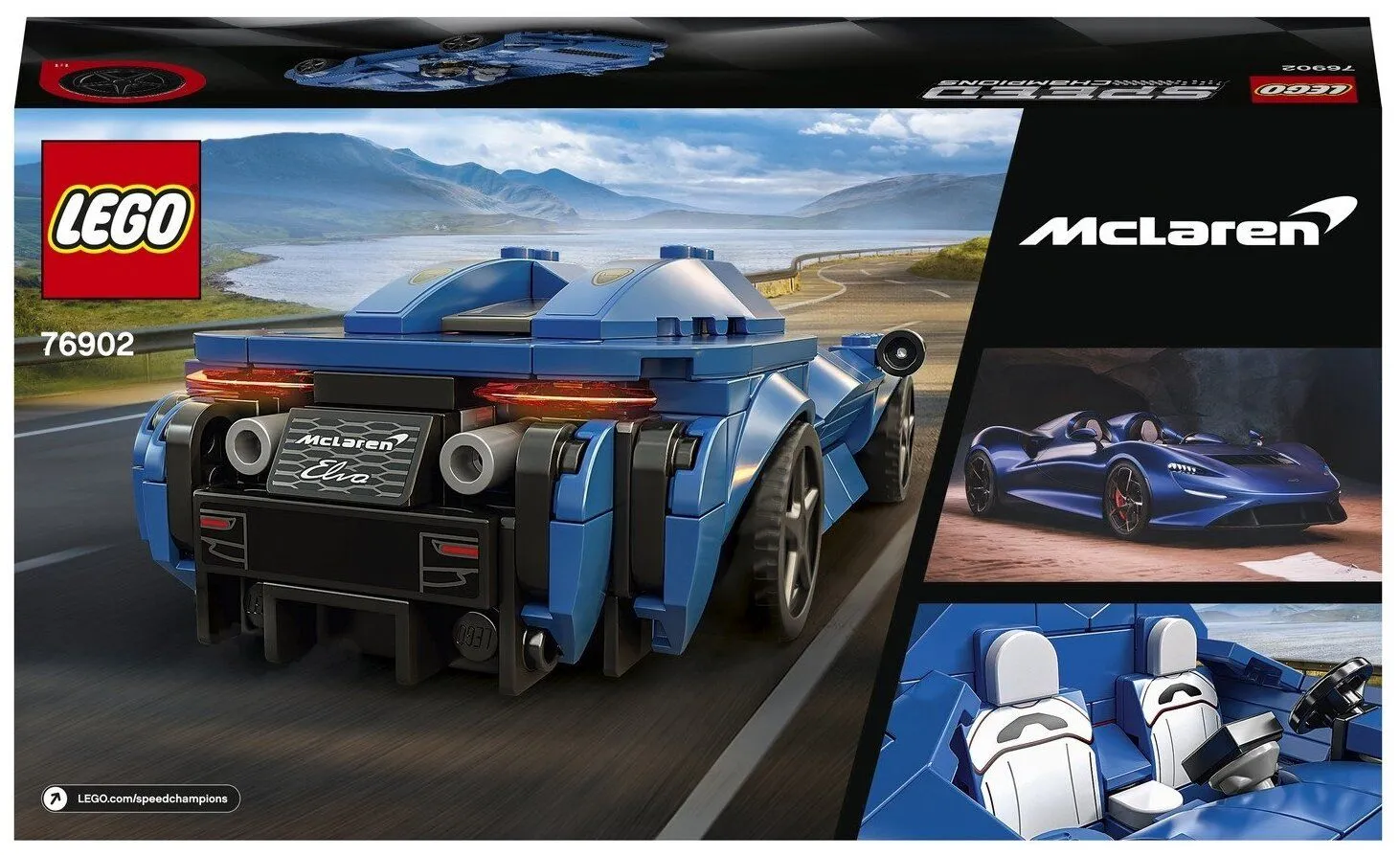 Конструктор LEGO 76902 Модель Speed Champions McLaren Elva - фото 3