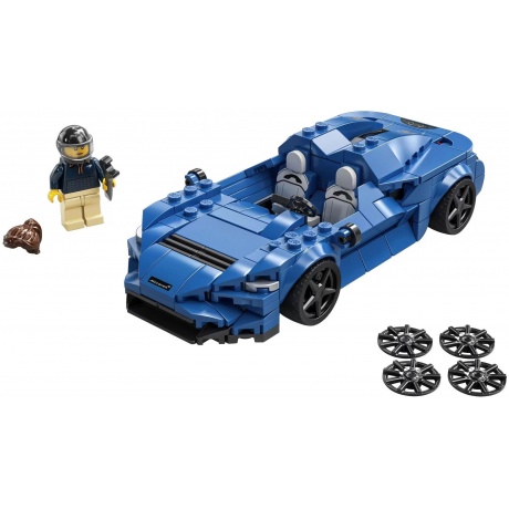 Конструктор LEGO 76902 Модель Speed Champions McLaren Elva - фото 6