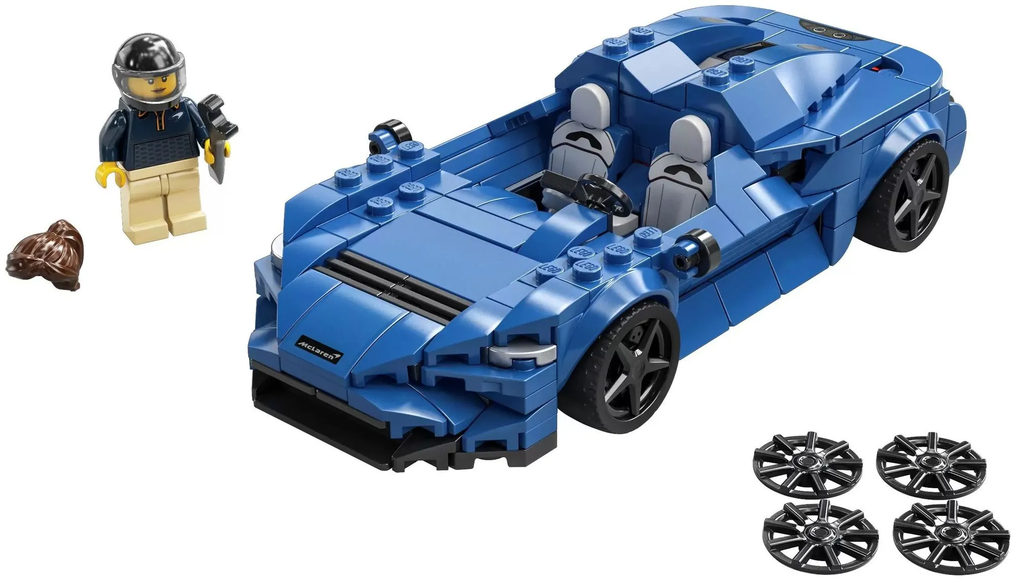 Конструктор LEGO 76902 Модель Speed Champions McLaren Elva - фото 6