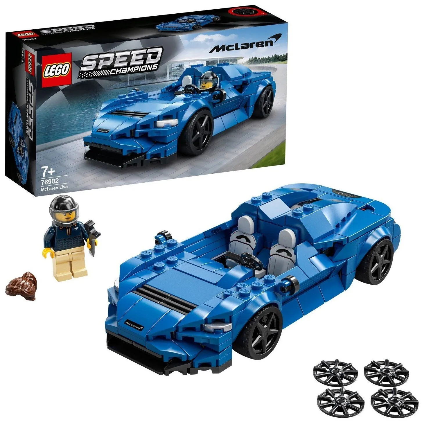 Конструктор LEGO 76902 Модель Speed Champions McLaren Elva - фото 1