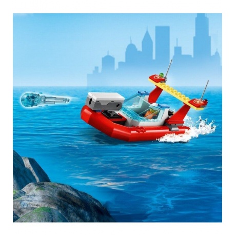 Конструктор LEGO 60308 City Seaside Police and Fire Mission - фото 26