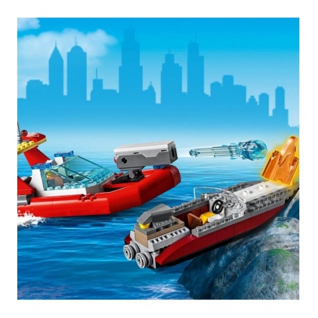 Конструктор LEGO 60308 City Seaside Police and Fire Mission - фото 28
