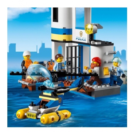 Конструктор LEGO 60308 City Seaside Police and Fire Mission - фото 29