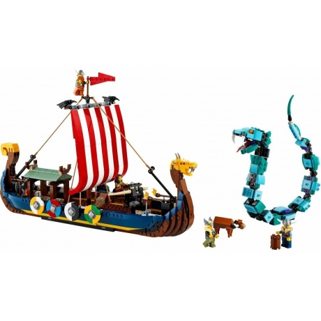 Конструктор Lego 31132 Viking Ship and the Midgard Serpent - фото 2