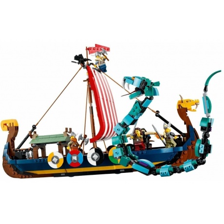 Конструктор Lego 31132 Viking Ship and the Midgard Serpent - фото 3
