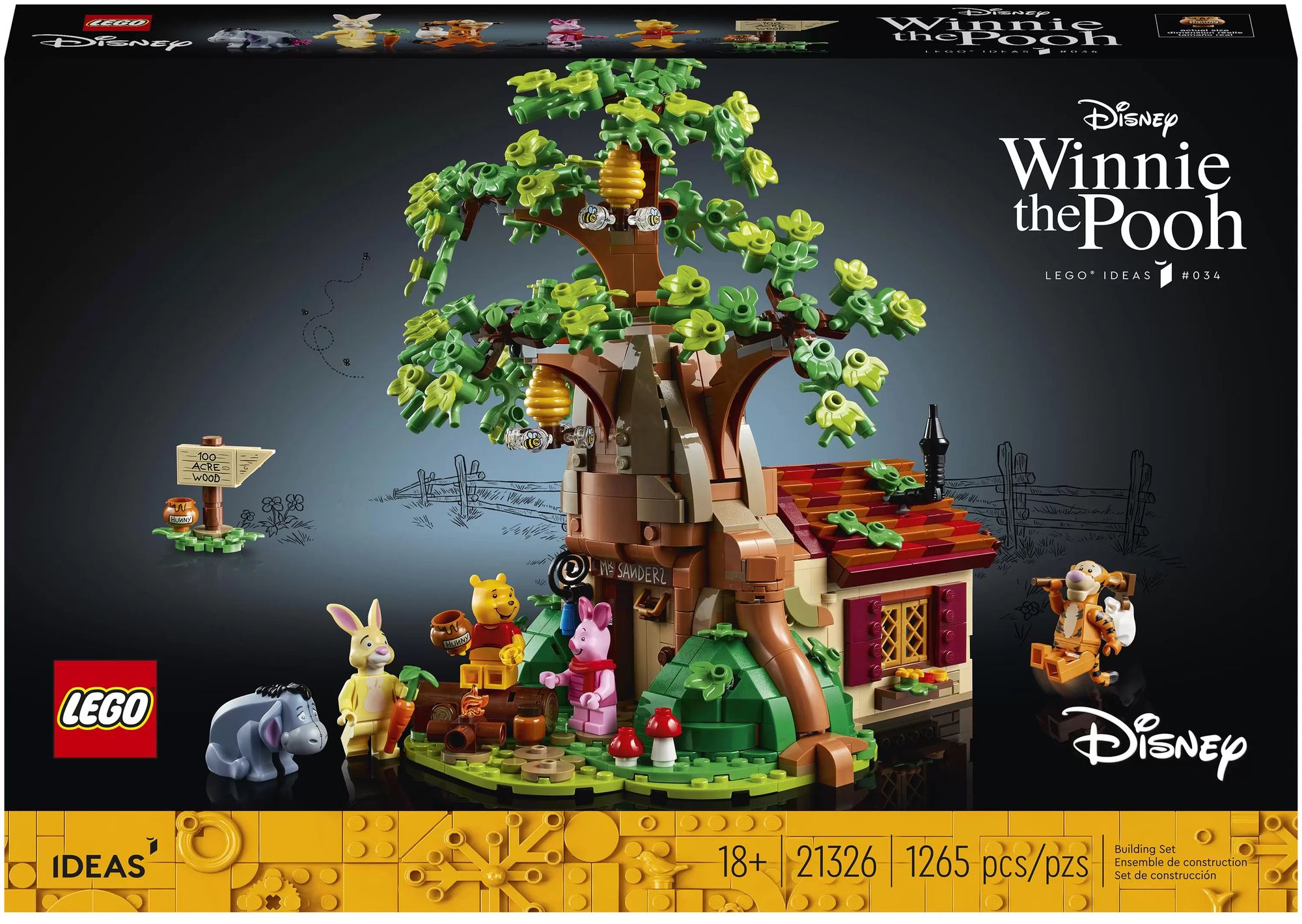 Конструктор Lego 21326 Winnie the Pooh