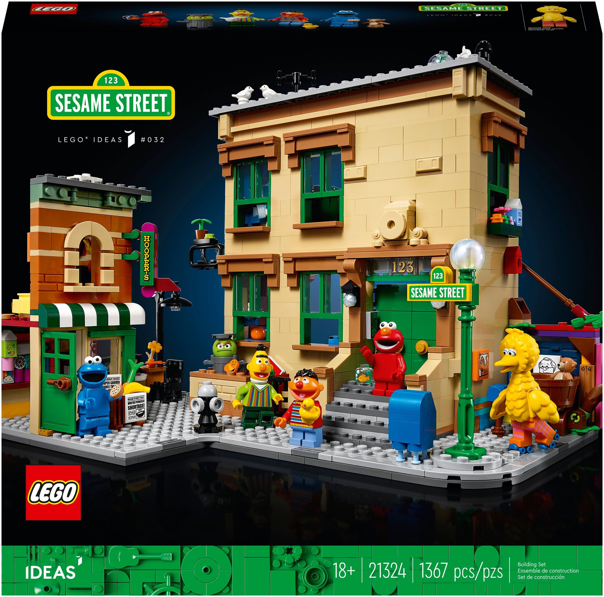 Конструктор Lego 21324 123 Sesame Street