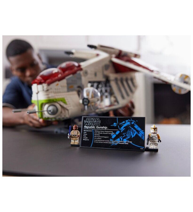 Конструктор LEGO 75309 Star Wars Republic Gunship - фото 8