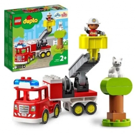 LEGO. Конструктор 10969 &quot;Duplo Firetruck&quot; (Пожарная машина с мигалкой) - фото 1