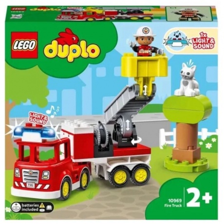 LEGO. Конструктор 10969 &quot;Duplo Firetruck&quot; (Пожарная машина с мигалкой) - фото 2