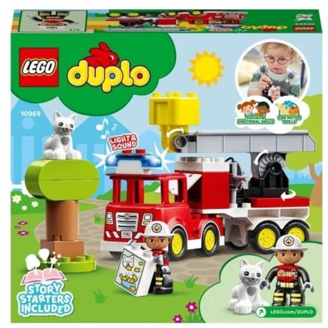 LEGO. Конструктор 10969 &quot;Duplo Firetruck&quot; (Пожарная машина с мигалкой) - фото 3