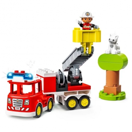 LEGO. Конструктор 10969 &quot;Duplo Firetruck&quot; (Пожарная машина с мигалкой) - фото 4
