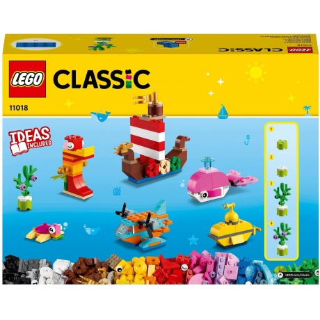 LEGO. Конструктор 11018 &quot;Classic Creative Ocean Fun&quot; (Творческое веселье в океане) - фото 3