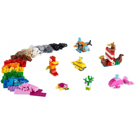 LEGO. Конструктор 11018 &quot;Classic Creative Ocean Fun&quot; (Творческое веселье в океане) - фото 4