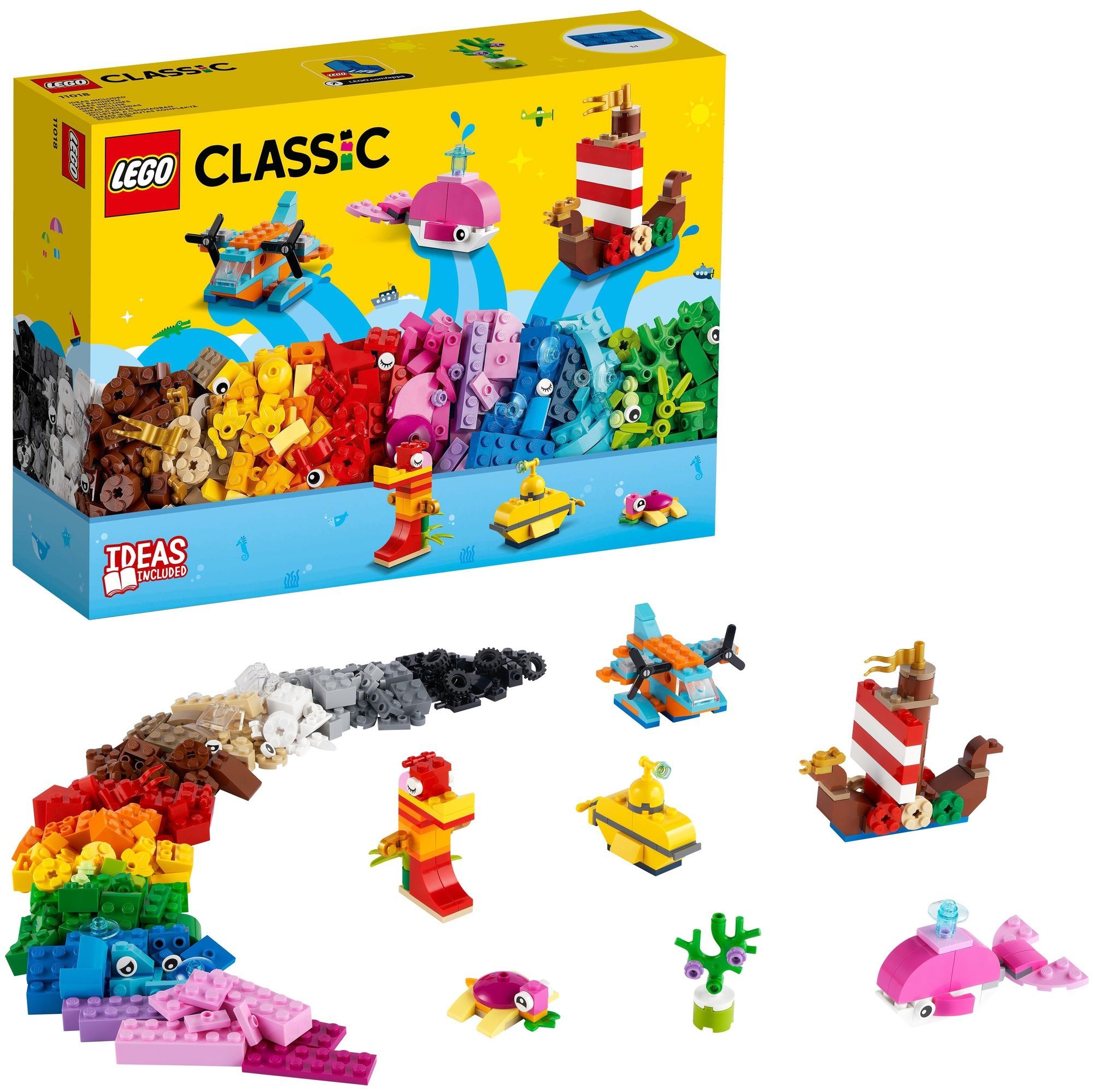 LEGO. Конструктор 11018 Classic Creative Ocean Fun (Творческое веселье в океане)