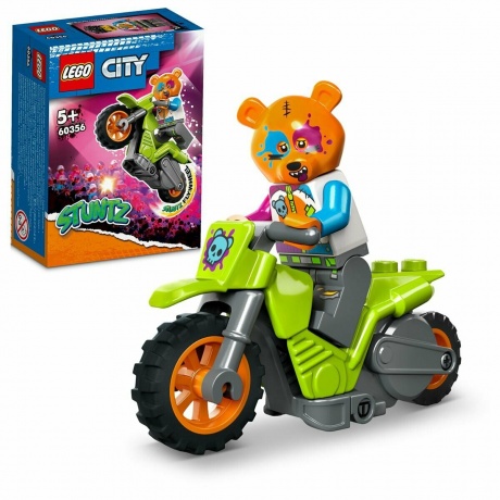 LEGO City Медвежий трюковый мотоцикл 60356 - фото 10