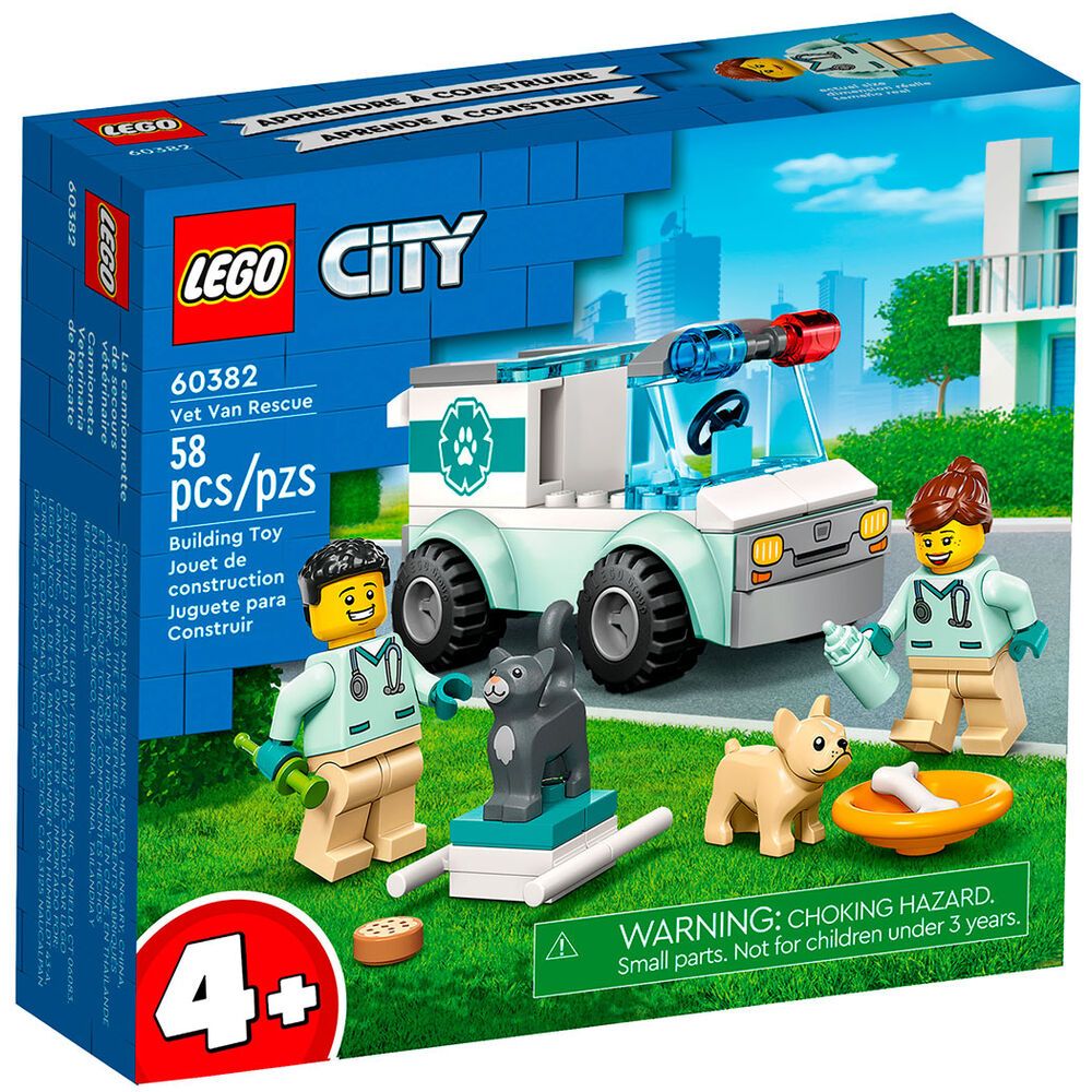 LEGO City Ветеринарный фургон 60382 - фото 1