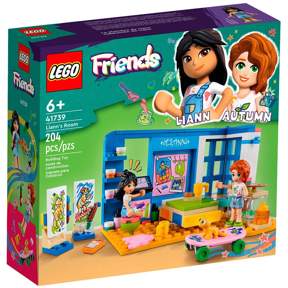 LEGO Friends Комната Лиэнн 41739 конструктор lego friends 41739 liann s room 204 дет