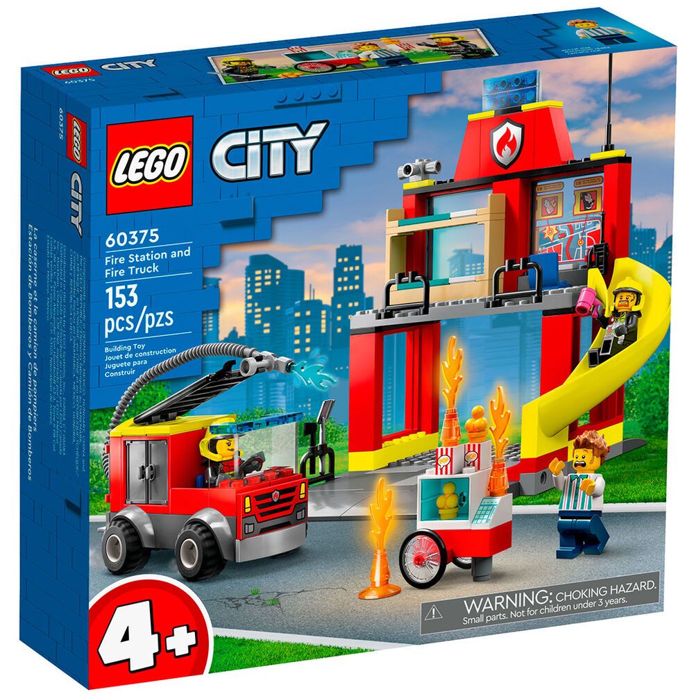 LEGO City Пожарная часть и пожарная машина 60375