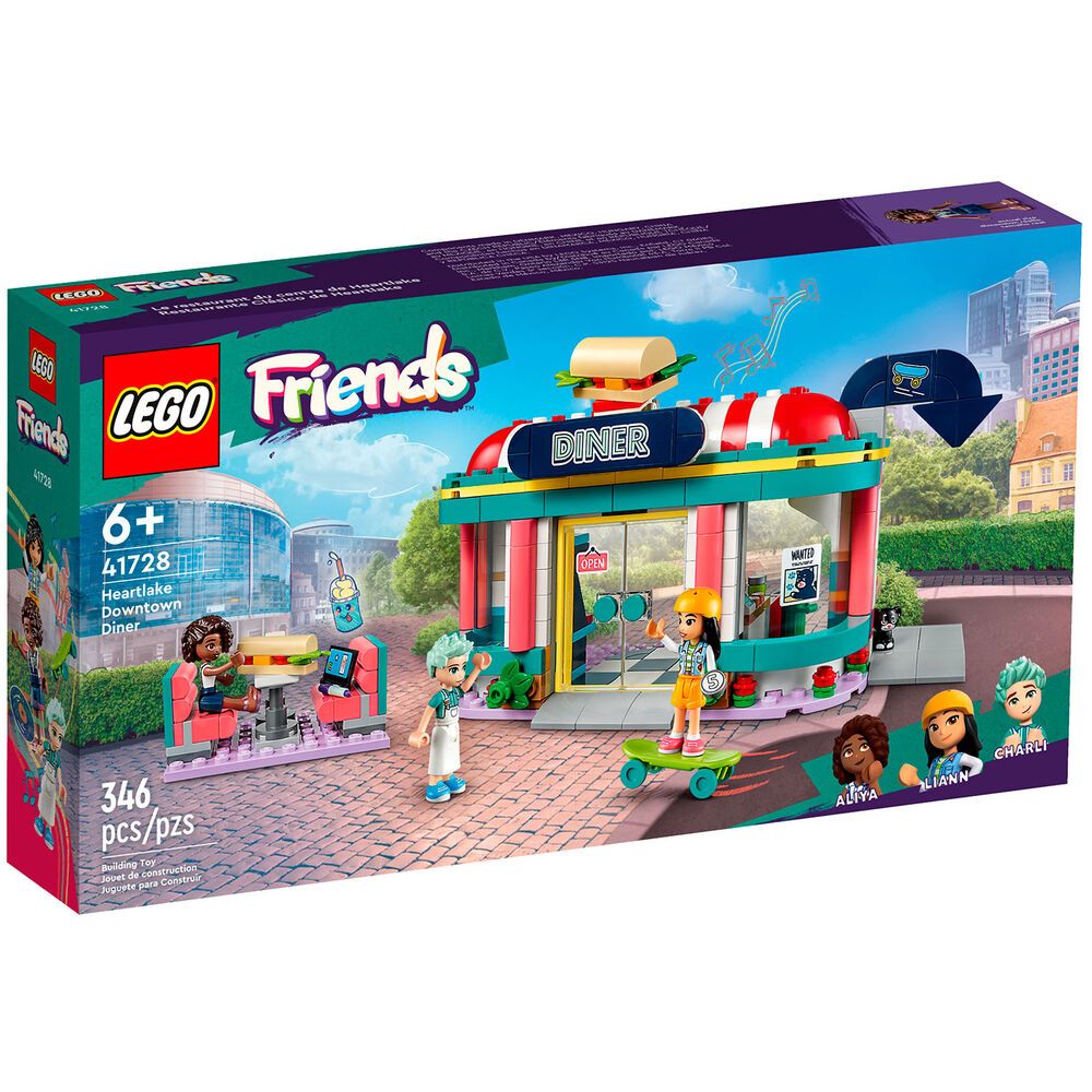 LEGO Friends Закусочная в центре Хартлейк 41728 lego friends закусочная в центре хартлейк 41728