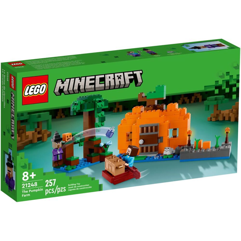 LEGO Minecraft Тыквенная ферма 21248 lego minecraft the crafting box 40 башни 2 в 1 на реке и кошачий домик