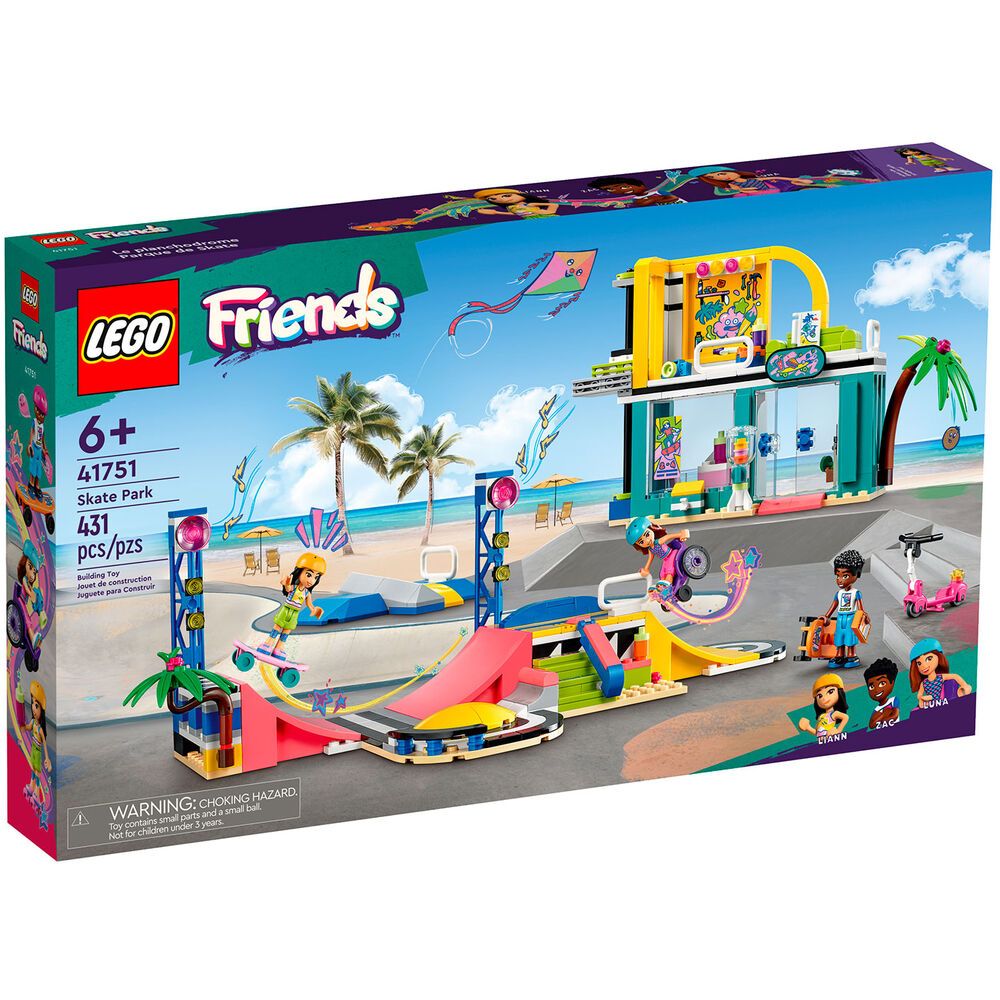LEGO Friends Скейтпарк 41751 конструктор lego friends скейт парк happy 41751 431 деталей