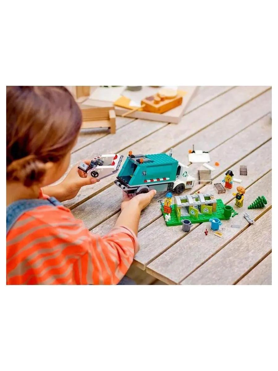 Конструктор Lego Грузовик по переработке мусора (60386) - фото 10