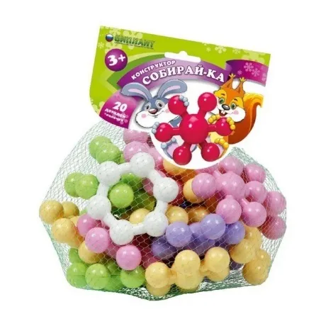 Конструктор "Собирайка-ка" №3  21 деталь