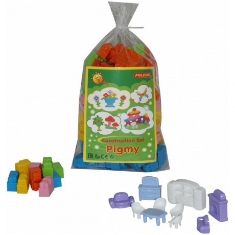 Конструктор &quot;Малютка&quot; 130 деталей (в пакете) - фото 2