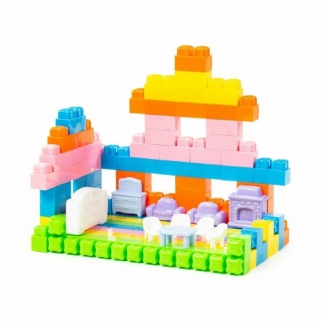 Конструктор &quot;Малютка&quot; 130 деталей (в пакете) - фото 4