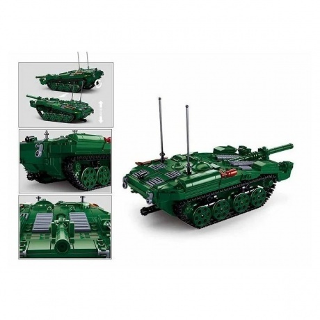 Конструктор &quot;Танк&quot; 692 детали в коробке - фото 9