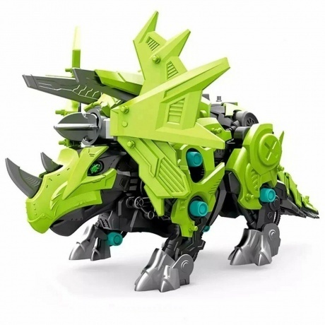 

Конструктор TRICERATOPS 1:40 на батарейках в коробке запускает копье; уровень сложности М3