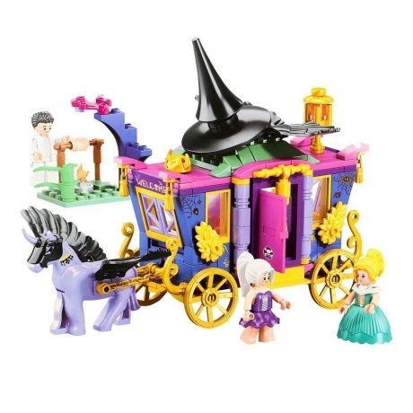 Конструктор "Карета" 287 деталей в коробке - фото 3