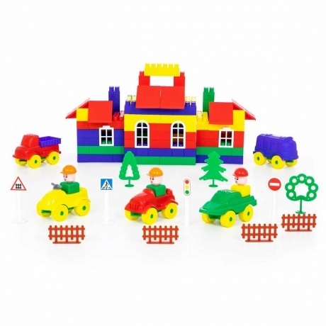 Конструктор "Строитель" 287 деталей (в пакете) - фото 2