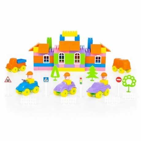 Конструктор "Строитель" 287 деталей (в пакете) - фото 3