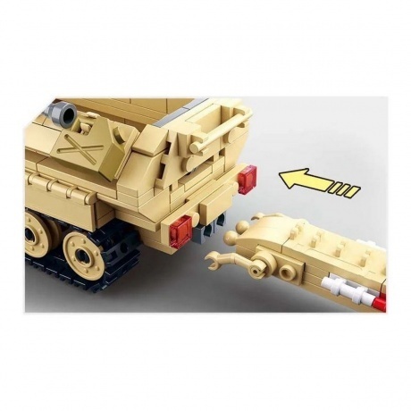 Конструктор "Бронетранспортер" 460 деталей в коробке - фото 8