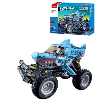 Конструктор "Внедорожник Акула" 273 детали инерционный в коробке
