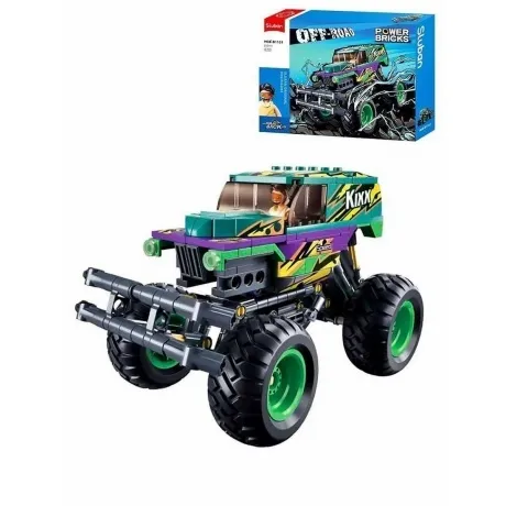 Конструктор "Внедорожник Kixx" 252 детали инерционный в коробке