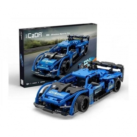 Конструктор "Спортивный автомобиль" BUTTERFLY 380 деталей инерци...