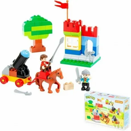 Конструктор "Макси"-"Замок" 58 деталей (в коробке)