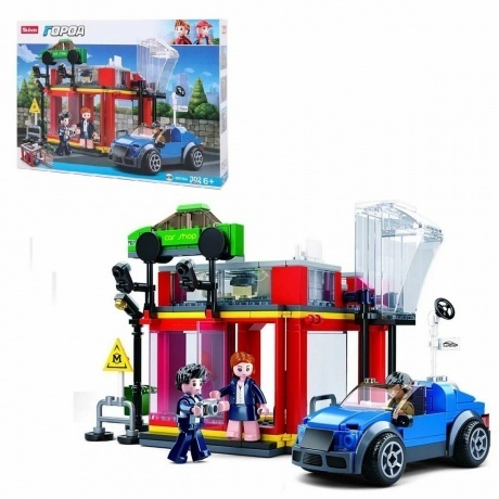 

Конструктор "Автосервис" 302 детали в коробке