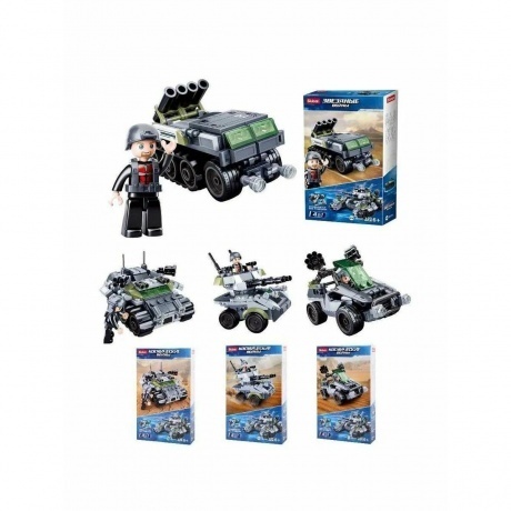 Конструктор "Космическая война" 4в1 в коробке (дисплей 8шт)