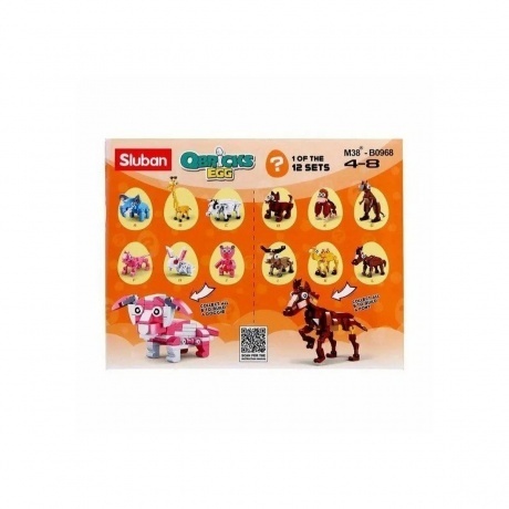 Конструктор "Млекопитающие" в яйце (24 штуки в дисплее) - фото 6