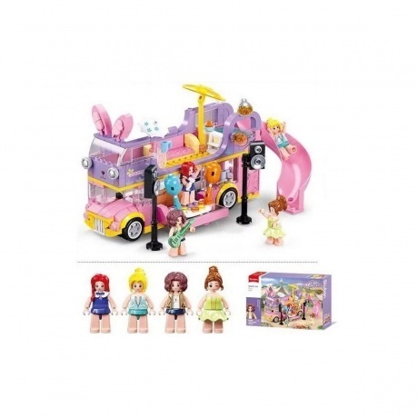 Конструктор "Музыкальный фургон для вечеринок" 412 деталей в кор...