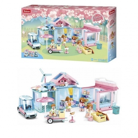 Конструктор "Загородный дом" 410 деталей в коробке